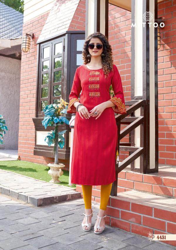 Mittoo Mayurika 5 Fancy Embroidery Kurti